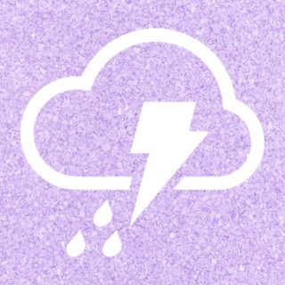 El tiempo nublado púrpura Fondo de Pantalla de iPhoneSE / iPhone5s / 5c / 5