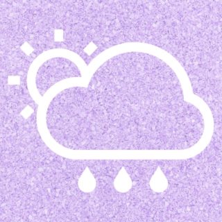 Sun nublado púrpura Fondo de Pantalla de iPhoneSE / iPhone5s / 5c / 5