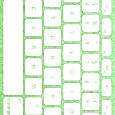 teclado blanco verde Fondo de Pantalla de iPhone6s / iPhone6