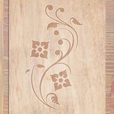 Grano de madera marrón de las hojas Fondo de Pantalla de iPhone6s / iPhone6