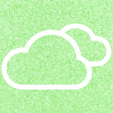 nube verde Fondo de Pantalla de iPhone6s / iPhone6