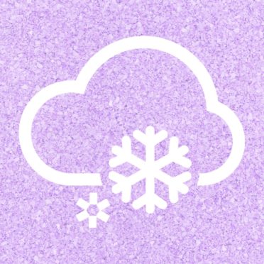El tiempo nublado púrpura Fondo de Pantalla de iPhone6s / iPhone6