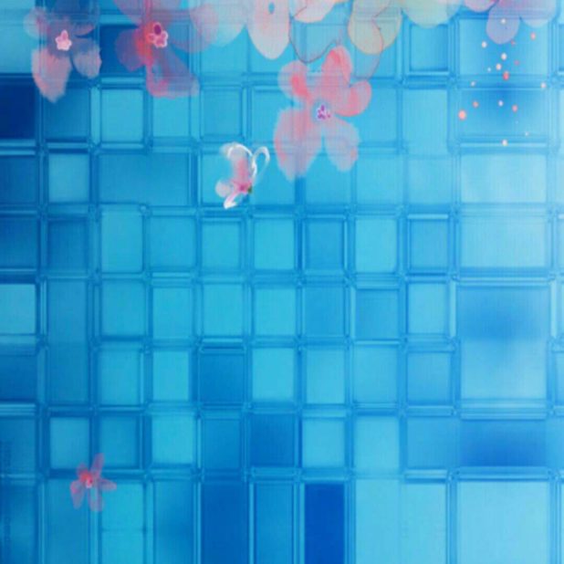 Azulejo de flores Fondo de Pantalla de iPhone6sPlus / iPhone6Plus