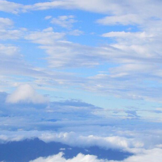 Nubes de cielo Fondo de Pantalla de iPhone6sPlus / iPhone6Plus