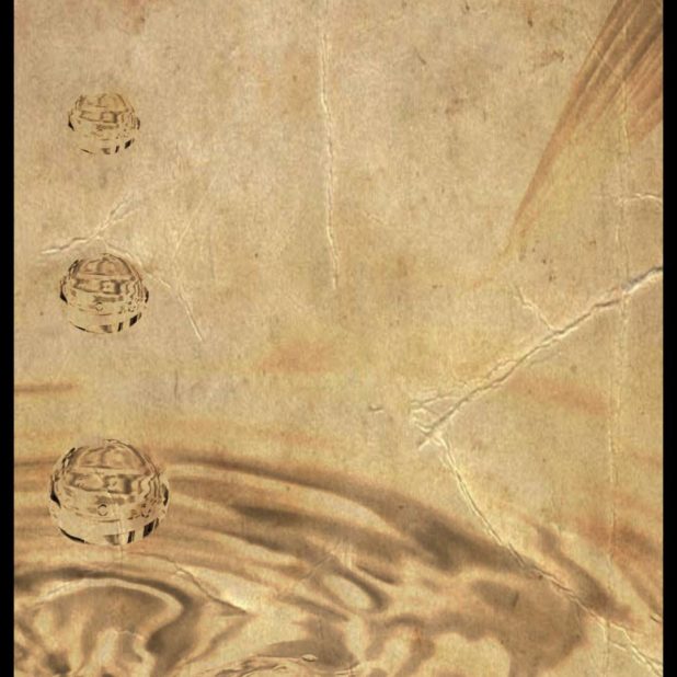 Dibujo de la superficie del agua Fondo de Pantalla de iPhone6sPlus / iPhone6Plus