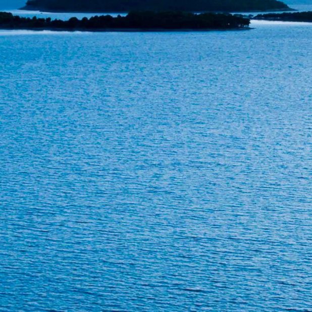 vistas al mar azul Fondo de Pantalla de iPhone6sPlus / iPhone6Plus