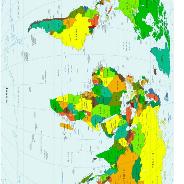 Muestra el mapa del mundo Fondo de Pantalla de iPhone6sPlus / iPhone6Plus