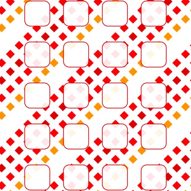 estantería de color rojo anaranjado patrón Fondo de Pantalla de iPhone6sPlus / iPhone6Plus