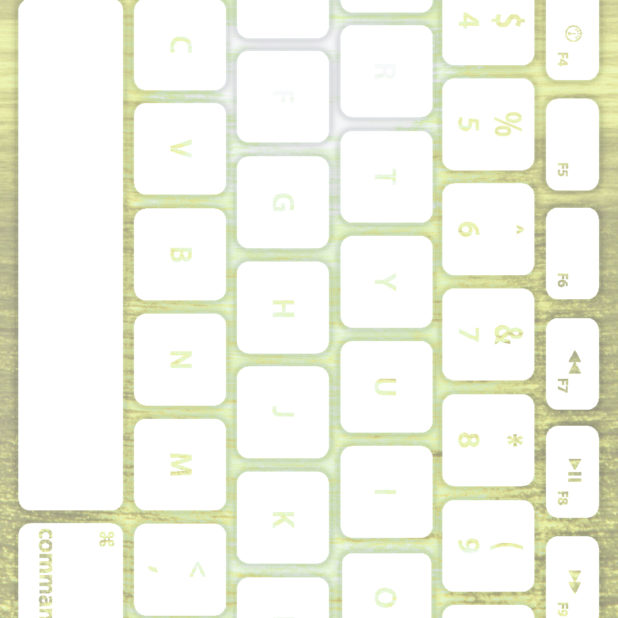 Teclado Mar Amarillo-verde blanco Fondo de Pantalla de iPhone6sPlus / iPhone6Plus