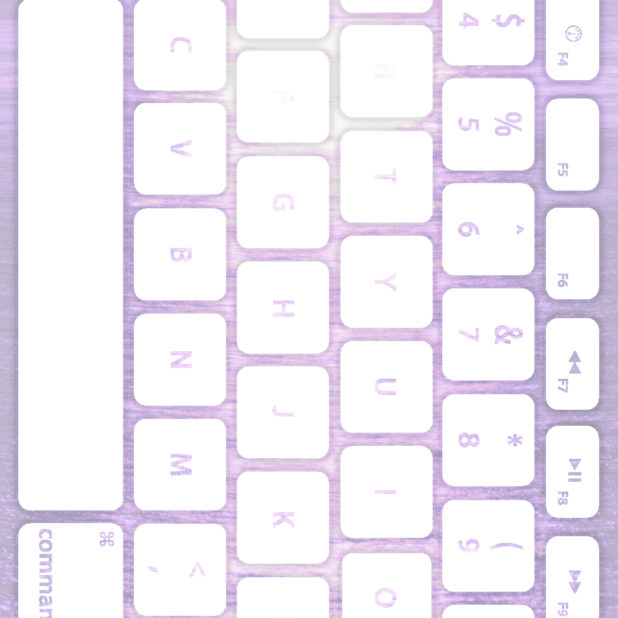 Teclado mar blanco púrpura Fondo de Pantalla de iPhone6sPlus / iPhone6Plus