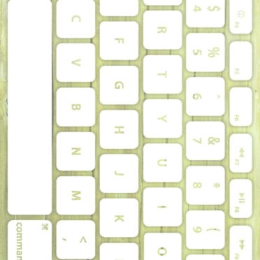 Teclado de madera de grano amarillo-verde blanco Fondo de Pantalla de iPhone7