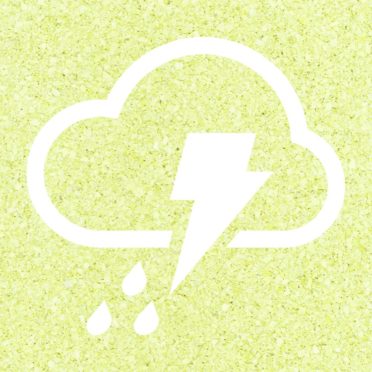 El tiempo nublado verde amarillo Fondo de Pantalla de iPhone7