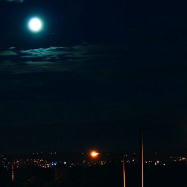 paisaje nocturno Fondo de Pantalla de iPhone7