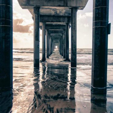 paisaje de mar moderno Hashi Fondo de Pantalla de iPhone7