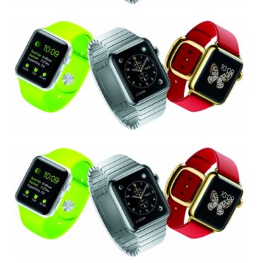 Apple Watch blanco colorido Fondo de Pantalla de iPhone7