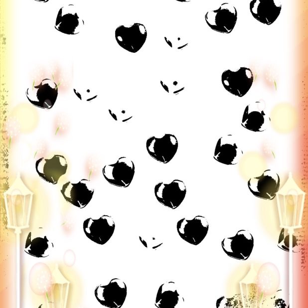 Corazón monocromo Fondo de Pantalla de iPhone7Plus