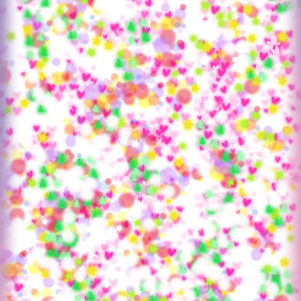 Corazón colorido Fondo de Pantalla de iPhone7Plus