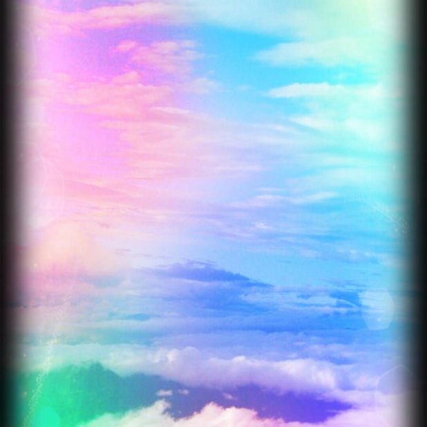 Nubes de cielo Fondo de Pantalla de iPhone7Plus