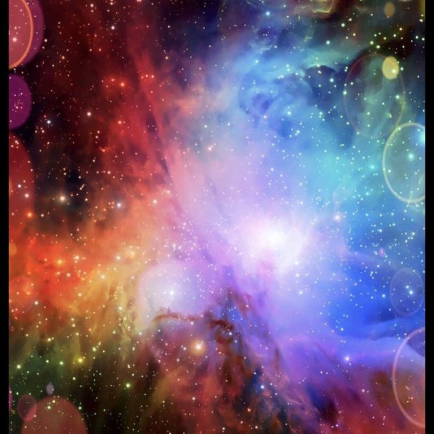 Burbuja nebulosa Fondo de Pantalla de iPhone7Plus
