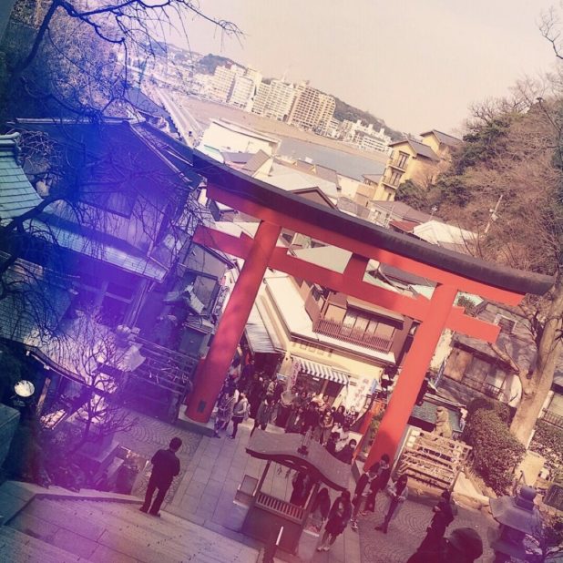 Santuario Torii Fondo de Pantalla de iPhone7Plus