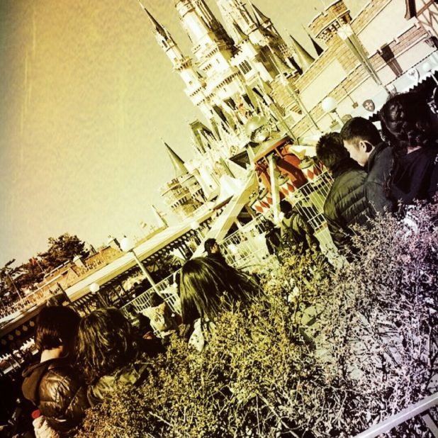 Castillo de Disneyland Fondo de Pantalla de iPhone7Plus
