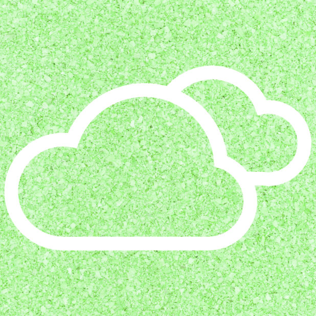 nube verde Fondo de Pantalla de iPhone7Plus