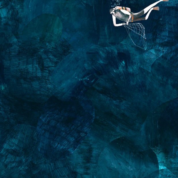 buceador Chara Fondo de Pantalla de iPhone7Plus