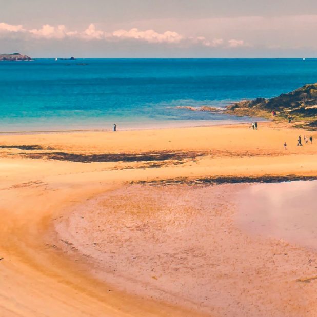 paisaje de la playa Fondo de Pantalla de iPhone7Plus