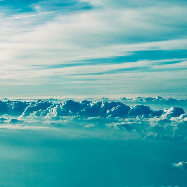 Paisaje nube azul Fondo de Pantalla de iPhone7Plus