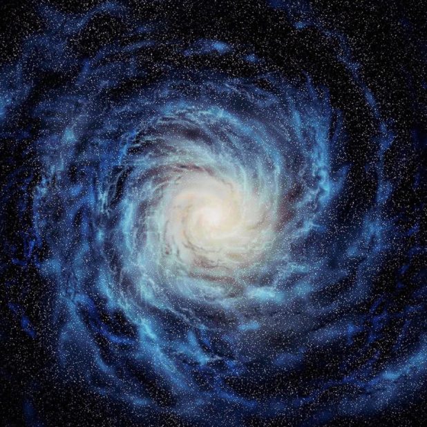 negro galaxia del espacio Fondo de Pantalla de iPhone7Plus