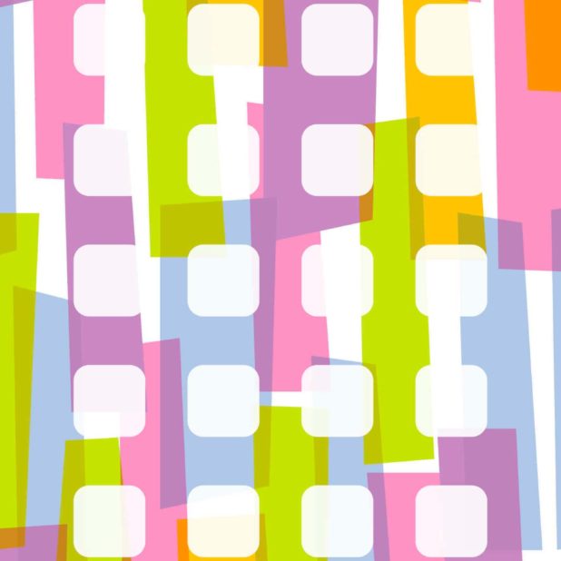 Patrón de colores estantería Fondo de Pantalla de iPhone7Plus