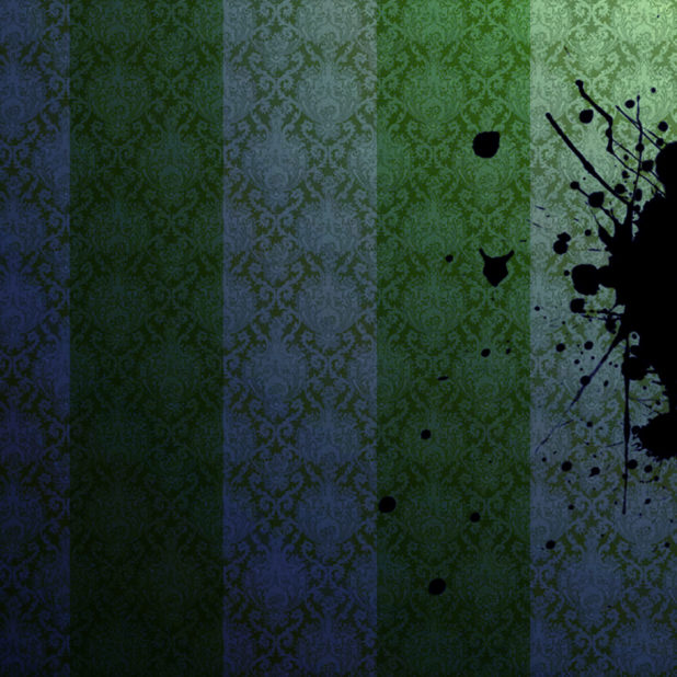 Patrón de rayas negro verde Fondo de Pantalla de iPhone7Plus