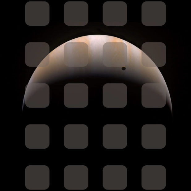 Planeta del espacio de estante marrón Fondo de Pantalla de iPhone7Plus