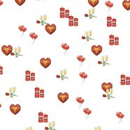 Corazón flor vela Fondo de Pantalla de iPhone8