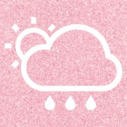 Sun nublado Rojo Fondo de Pantalla de iPhone8