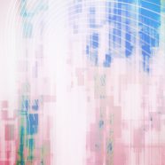 Gradación del rojo azul Fondo de Pantalla de iPhone8