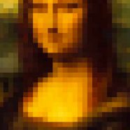 Mona Lisa imagen de mosaico Fondo de Pantalla de iPhone8
