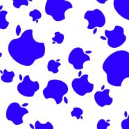 logotipo azul de Apple Fondo de Pantalla de iPhone8