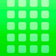 gradiente de color verde estantería Fondo de Pantalla de iPhone8