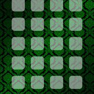 Patrón estante negro verde Fondo de Pantalla de iPhone8