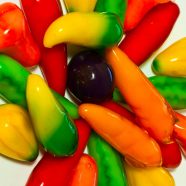 Alimentos vegetales coloridos Fondo de Pantalla de iPhone8