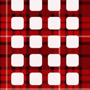 estantería patrón de prueba rojo y negro Fondo de Pantalla de iPhone8