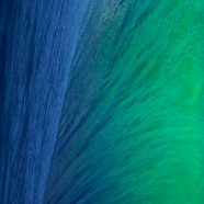 onda paisaje verde azul Mavericks Fondo de Pantalla de iPhone8