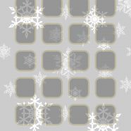 estante de plata de la Navidad Fondo de Pantalla de iPhone8
