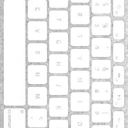 Teclado del blanco gris Fondo de Pantalla de iPhone8