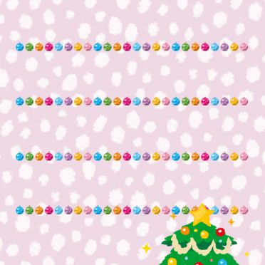 árbol de Navidad colorida estantería púrpura Fondo de Pantalla de iPhone8