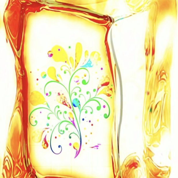 Cubo de flores Fondo de Pantalla de iPhone8Plus