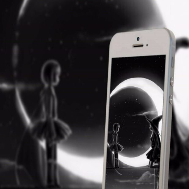 Smartphone luna Fondo de Pantalla de iPhone8Plus