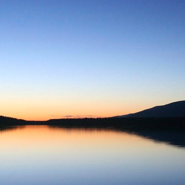 paisaje del lago Fondo de Pantalla de iPhone8Plus