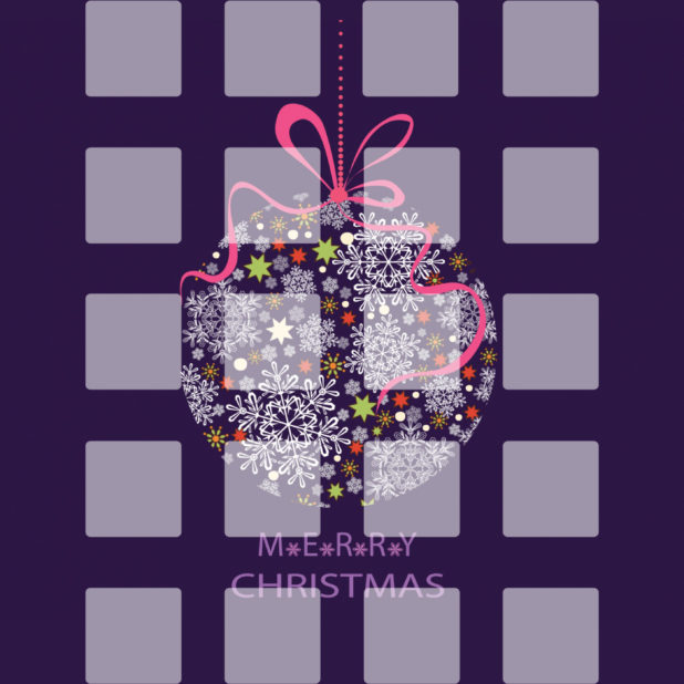Shelf las mujeres púrpuras de la Navidad Fondo de Pantalla de iPhone8Plus